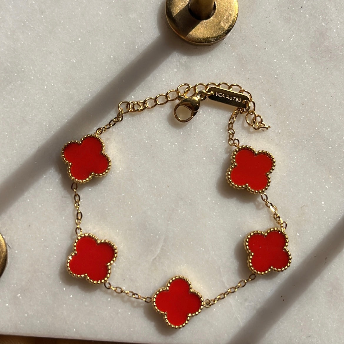 RED CLOVER BRACELET