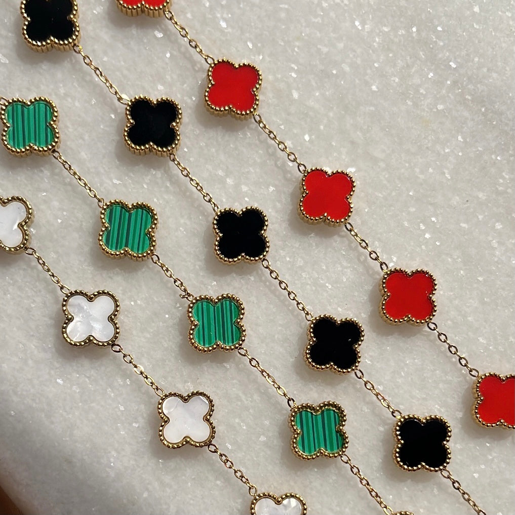 WHITE CLOVER BRACELET